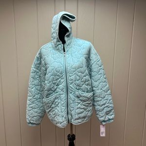 New with tags, mint green, wild fable, cotton blend bomber